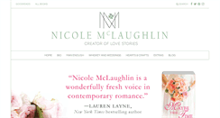 Desktop Screenshot of nicolemclaughlinbooks.com