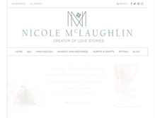 Tablet Screenshot of nicolemclaughlinbooks.com